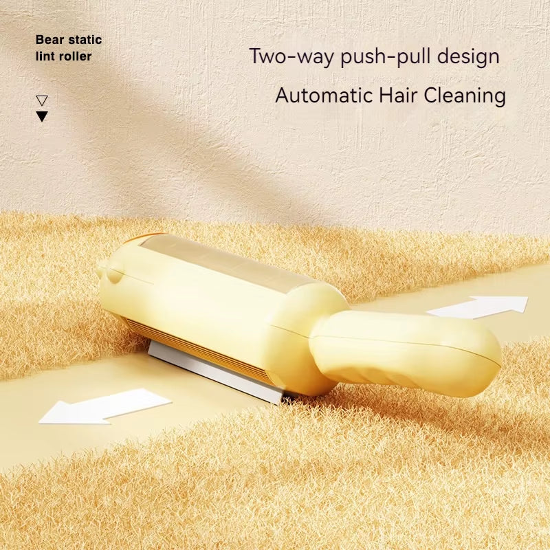 Pet Hair Remover Roller Removing Dog Cat Self Cleaning Lint Pet Hair Remover Cleaning Household Cleaning Brush Hair Removal Tool