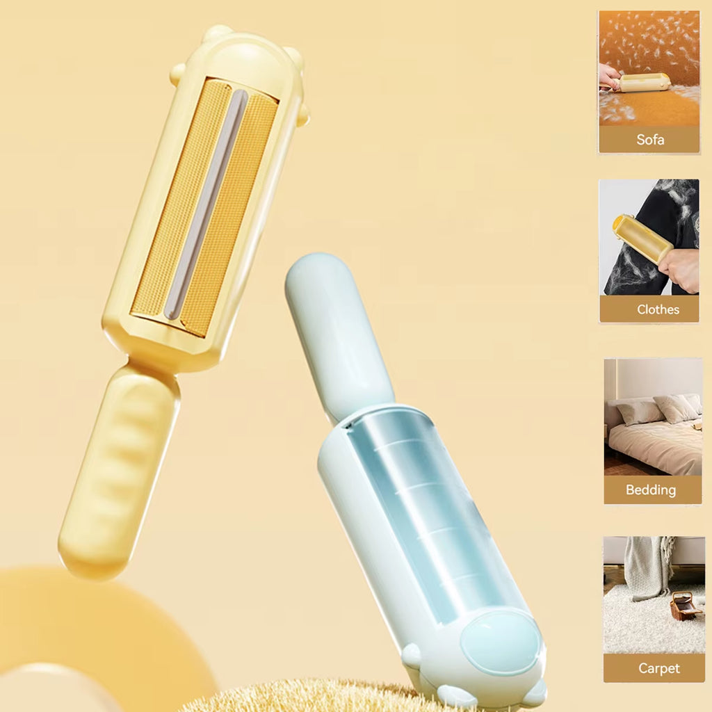 Pet Hair Remover Roller Removing Dog Cat Self Cleaning Lint Pet Hair Remover Cleaning Household Cleaning Brush Hair Removal Tool